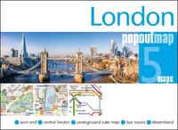 London PopOut Map - pocket size pop up map of London