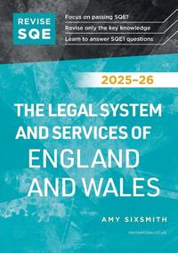 Revise SQE The Legal System and Services of England and Wales 2025/26