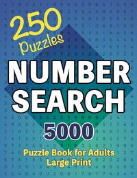 Number Search Puzzle Book 250 Games