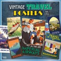 Vintage Travel Posters 2025 Square Wrap