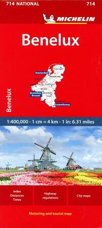 Benelux - Michelin National Map 714