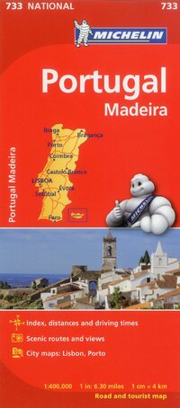 Michelin Map - Portugal, Madeira