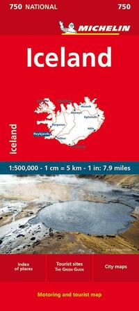 Iceland - - Michelin National Map 750