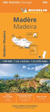 Michelin Wegenkaart 594 Madeira