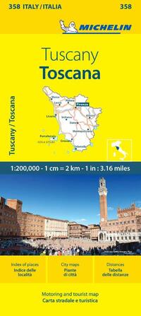 Toscana - Michelin Local Map 358