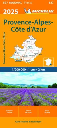 Michelin 527 Provence, Cote-d'Azur 2025