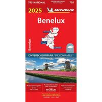 Michelin Wegenkaart 795 Benelux 2025 Scheurvast