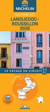 Michelin Wegenkaart 526 Languedoc-Roussillon 2026