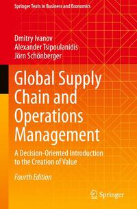 Global Supply Chain and Operations Management
