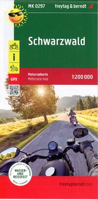 Black Forest (Schwarzwald), Motorcycle map 1:200.000