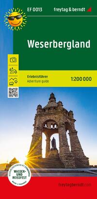 Weserbergland, adventure guide 1:200,000, freytag & berndt, EF 0013