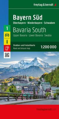 Bavaria South Road and Leisure Map
