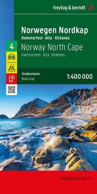 Norway North Cape Road Map