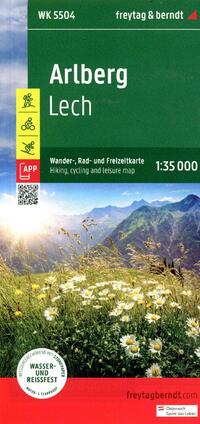 Arlberg - Lech Hiking, Cycling & Leisure Map