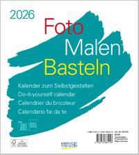 Foto-Malen-Basteln Bastelkalender weiß 2026