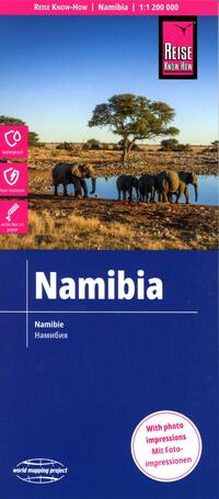 Reise Know-How Landkarte Namibia 1 : 1.200.000