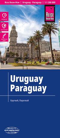 Uruguay, Paraguay (1:1.200.000)