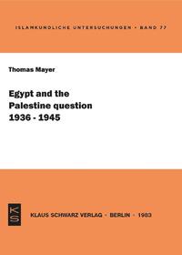 Egypt and the Palestine question (1936-1945)