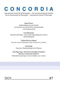 Concordia - Internationale Zeitschrift für Philosophie 87