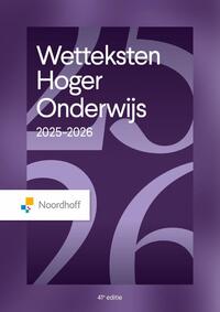 Wetteksten hoger onderwijs 2025-2026