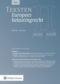 Teksten Europees belastingrecht 2025/2026