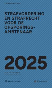 Zakboek strafvordering en strafrecht voor de opsporingsambtenaar 2025