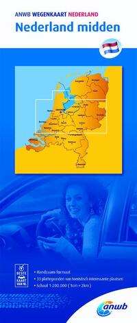 ANWB Wegenkaart - Nederland Midden