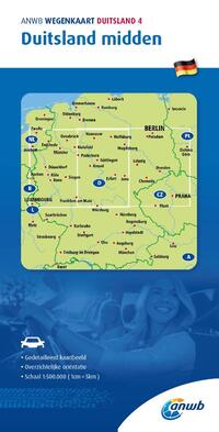 ANWB Wegenkaart 4.Duitsland Midden