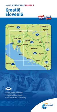 ANWB*Wegenkaart Europa 5. Kroatië/Slovenië