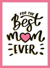 For the best mum ever - Cadeauboeken