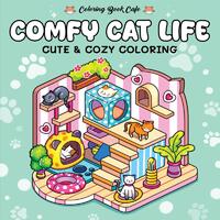 Comfy cat life - Coloring Book Cafe