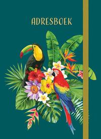 Adresboek (klein) - Tropical Birds