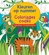 Kleuren op nummer - Lieve dieren / Les gentils animaux - Coloriages codés