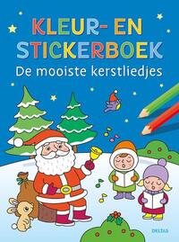 Kleur- en stickerboek Kerstliedjes
