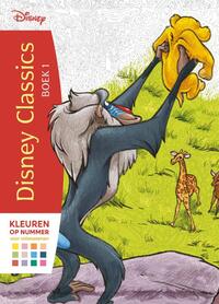 Disney Classics boek 1 - Kleuren op nummer voor volwassenen