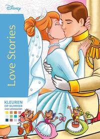 Disney Love stories Kleuren op nummer voor volwassenen