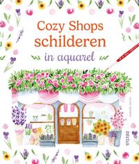 Cozy Shops schilderen in aquarel