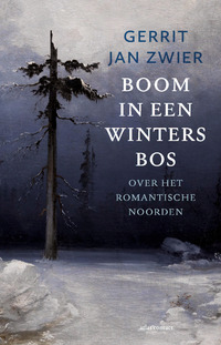 Boom in een winters bos