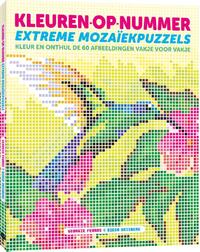 Kleuren-op-nummer: extreme mozaïekpuzzels