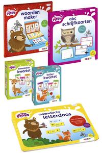 Pakket Letterplons - set 5 voor 4 (5 spellen)