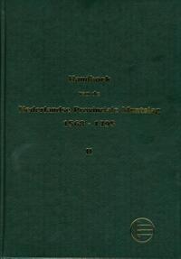 Handboek van de Nederlandse Provinciale Muntslag 1573-1806
