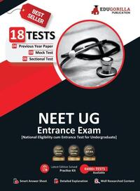 NEET UG Medical Entrance Exam 2025 - 8 Mock Tests, 6 Sectional Tests and 4 Previous Year Papers (2500 Solved Questions) with Free Access to Online Tests