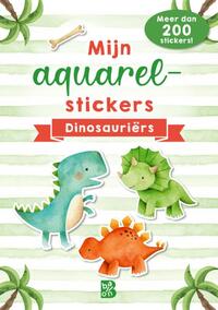 Mijn aquarelstickers dinosauriërs