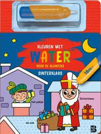 Kleuren met water voor de kleintjes: Sinterklaas