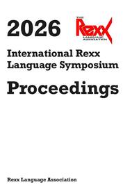 2026 International Rexx Language Symposium Proceedings