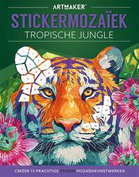 Stickermozaïek - tropische jungle