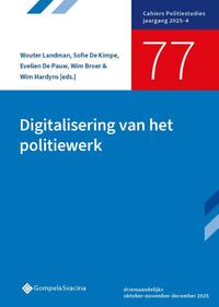 Digitalisering van het politiewerk
