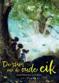 De stam van de oude eik