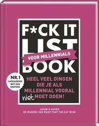 F*ck it list book - Voor millennials