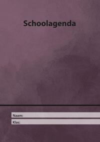 Schoolagenda 17X24 - Niet Gedateerd